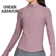 1−4【アンダーアーマー】◎美品◎ハーフジップ　ヒートギア　ランニング