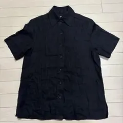 COS リネン100% 半袖シャツ ブラック EUR34のサムネイル