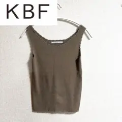 KBF ノースリーブ リブニット ブラウンのサムネイル