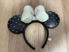 ディズニー カチューシャ パール リボン