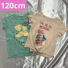 120cm Tシャツ2枚セット