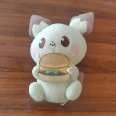 ポケモン ピチュー ミニぬいぐるみ ハンバーガー　ポケピース