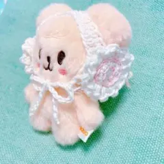 SKZOO パピーム 10cm ぬい服 なると ヘッドドレス ピンク