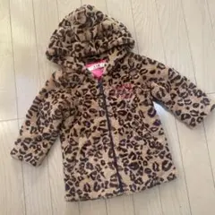 e.a.Bキッズ　レオパードモコモココート　耳＆シッポ付き