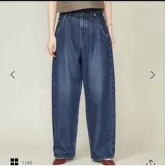 別注＜upper hights for conte＞タックデニムパンツ24のサムネイル