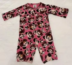 ヒスミニロンパースパンダ柄FREEサイズ