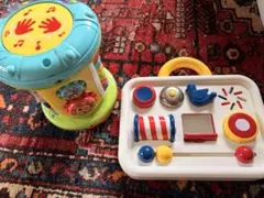 ボーネルンド　アクティビティケース　バイリンガル転がしてたたいてローラー＆ドラムのサムネイル