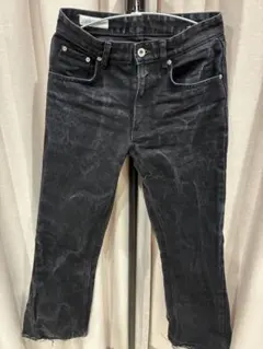 ZARA ブラック ブーツカット　フレア　デニム 36