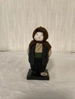 日本人形 木目込み人形 男の子 ミニュチュア 昭和初期 ヴィンテージ 古い