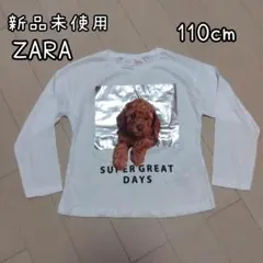 【送料込】★新品未使用★ZARA(ザラ)★ロンT(長袖Tシャツ)★110cm★