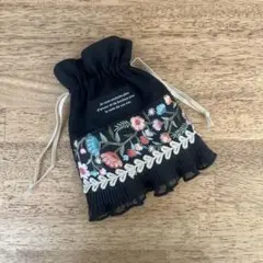 No.484 インド刺繍リボン 巾着