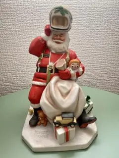 スペースエイジサンタ ノーマン・ロックウェル 1984年　陶器