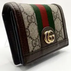 ✨現行品✨GUCCI 折り財布　オフィディア　マーモント　シェリーライン　GG柄