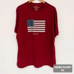FADED GLORY 星条旗Tシャツ 2011 赤 XL USA古着 アメカジのサムネイル