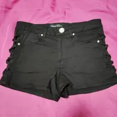 y2k ショーパン ブラック セシルマクビー S