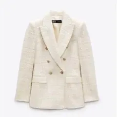 ツイード テーラードジャケット