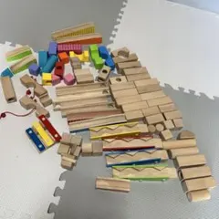 木のおもちゃ ブロック玩具