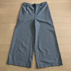 Samansa Mos2 チェック柄 レディース ワイドパンツ M