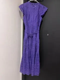 Estella.K パープルレースワンピース