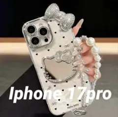 [訳あり]iphone 17proスマホケース　ミラー付きストラップ付きのサムネイル