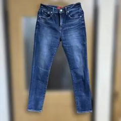 RED CARD ダークブルースリムフィットデニム