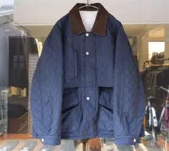 ancellm NYLON QUILTING JACKET(NAVY) サイズ2