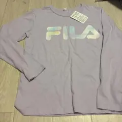 Y35 新品綿100%FILA女の子Tシャツ150のサムネイル