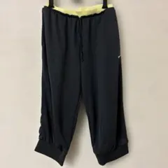 K2190 NIKE ジャージ パンツ ブラック×イエローレディースMのサムネイル
