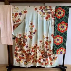 振袖、長襦袢、袋帯セット