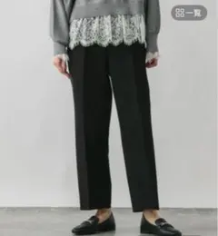 グローバルワーク　あったかウツクシルエットイージーストレートパンツ/580754