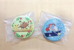 Disney Characters　刺繍缶バッジ　アリエル　ライオンキング