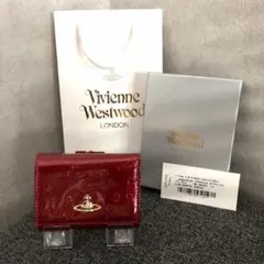 Vivienne Westwood 三つ折り財布 エナメル レッド