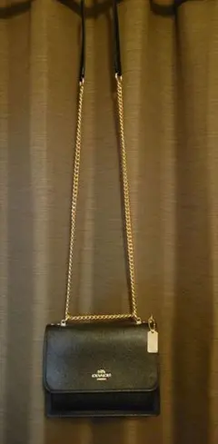 COACH コーチ チェーン ショルダーバッグ ブラックのサムネイル