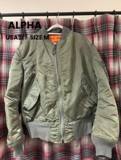 ALPHA/MA-1/IDEAL ZIP/USA製/SIZE M