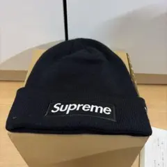 Supreme ネイビー ニット帽