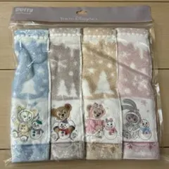 ダッフィー&フレンズ ミニタオル 4枚セット