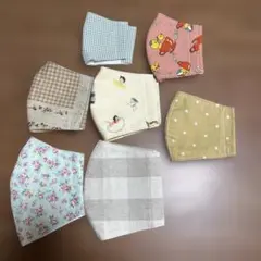 子供用.大人用ハンドメイドマスク7枚セット