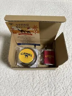 CAMEL キャメル 灰皿 缶 ダストボックス 2個セット 昭和レトロ ☆非売品☆ CAMEL キャメル 灰皿 缶 タバコグッズ - メルカリ