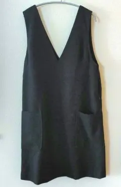 【中古品】ロペピクニック ジャンパースカート ダークグレー 36サイズ