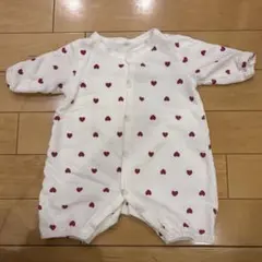 ハート柄 カバーオール 50-60