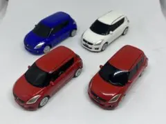 非売品 スズキ スイフト ミニカー プルバックカー 4台セット