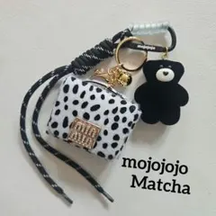 mojojojo じゃらじゃらキーホルダー 　黒　Matcha