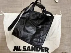 【ほぼ新品】JIL SANDER TAPE TOTEレザートート ブラックのサムネイル