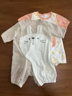 カバーオール　ロンパース　セット　50 60