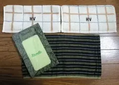 【ブランド・まとめ売り】タオルハンカチ 4枚セット