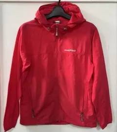新品　モンベル　O.Dパーカー　キッズ 150cm mont-bell 赤