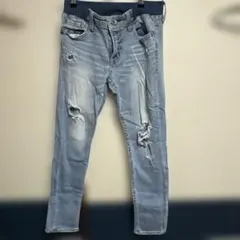 Rodeo Crowns スキニーデニム ライトブルー