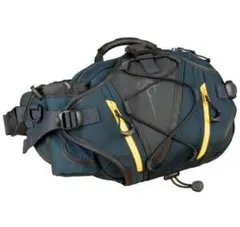 極美品✨クシタニ リフレクター ボディ ヒップバッグ ブラック ブルー 付属品付 K-3586B ヒップバッグ クシタニ｜KUSHITANI JAPAN