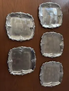 JAPAN SILVER 皿 5枚セット 銀食器 - メルカリ