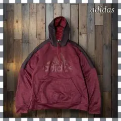 adidas アディダス ロゴクライマウォーム プルオーバーパーカー フーディL